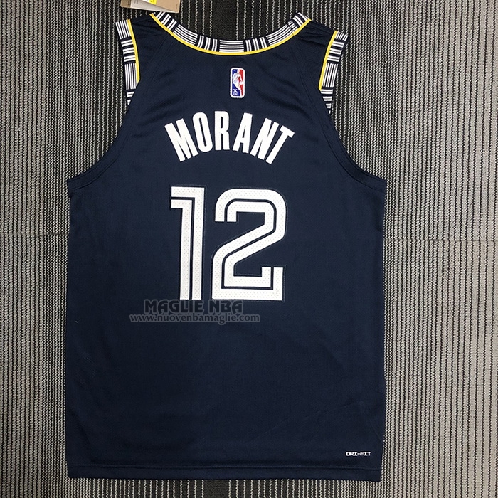 Maglia
 Ja Morant NO 12 Memphis Grizzlies Citta
 Autentico
 2021-22 Blu
